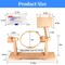 SolidGnik Embroidery Stand, Adjustable Embroidery Hoop Holder, Cross Stitch Stand with Embroidery Kit and 3PCS Embroidery Hoops